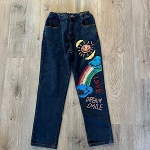 Embellished jeans